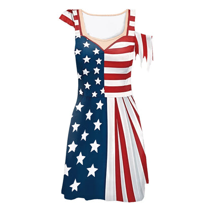 Elegant 4th of July Dress