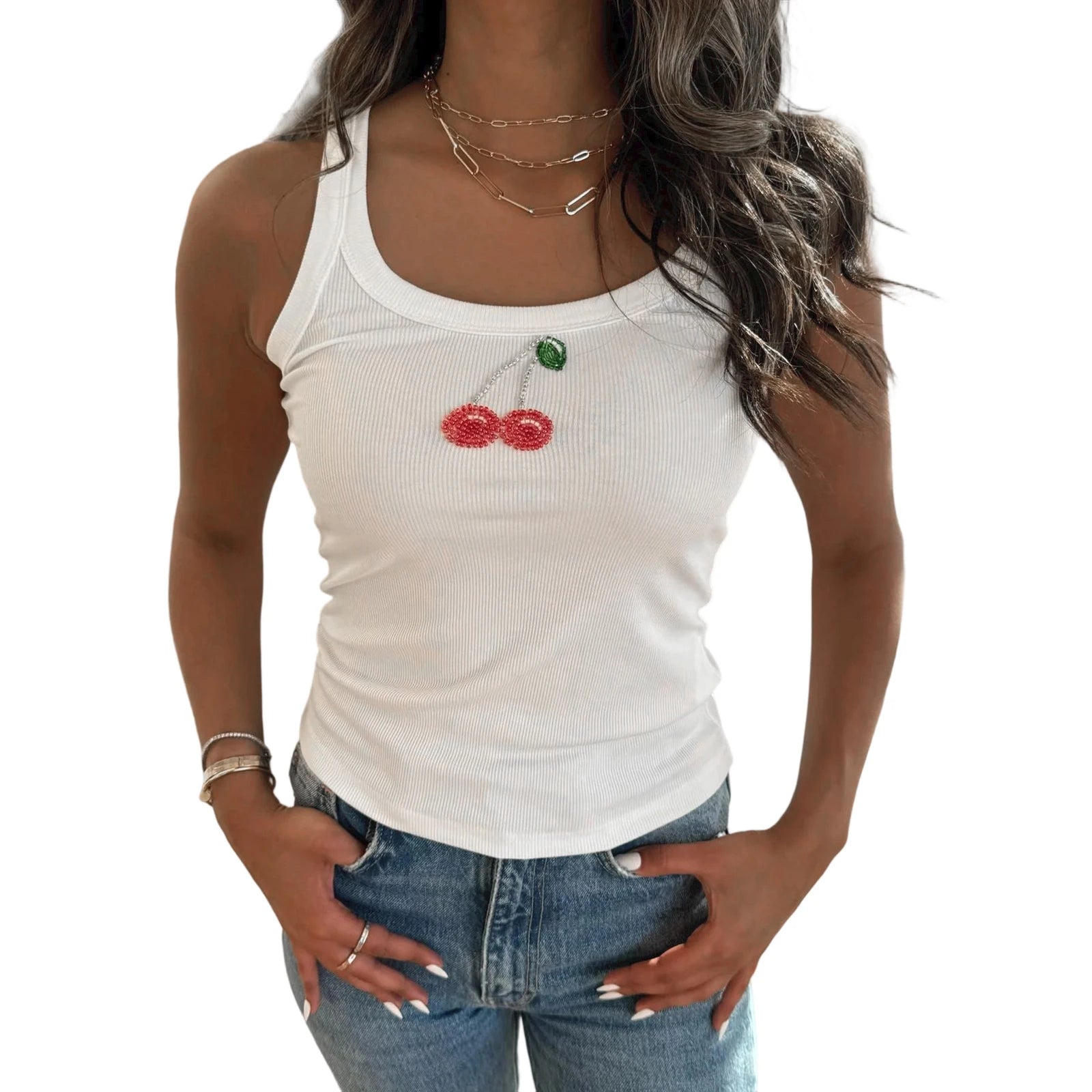 Embroidery Camisole Top