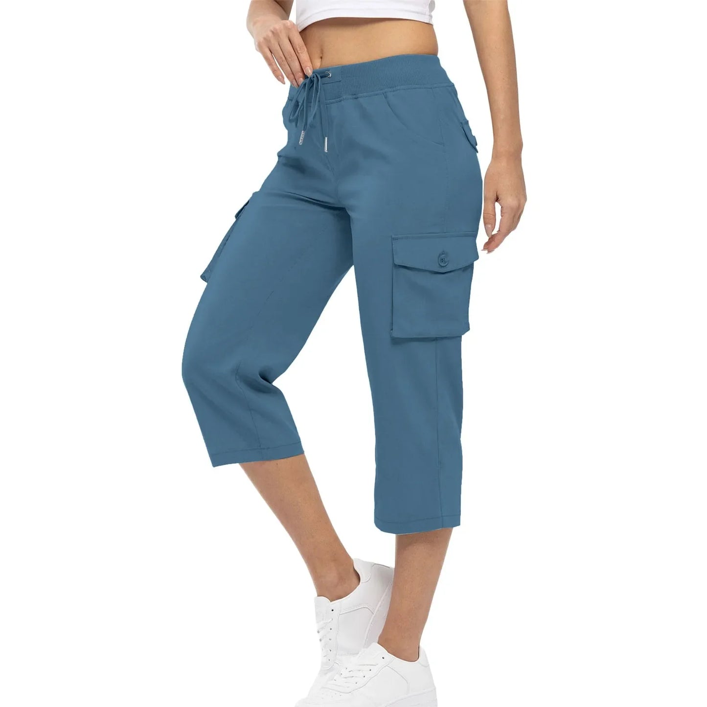 Women's Casual Cargo Capris