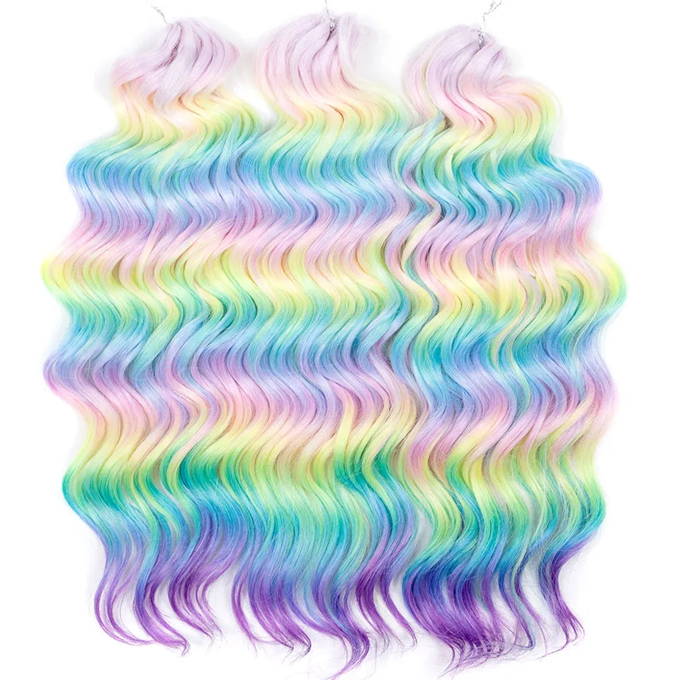Deep Wave Hair Strands