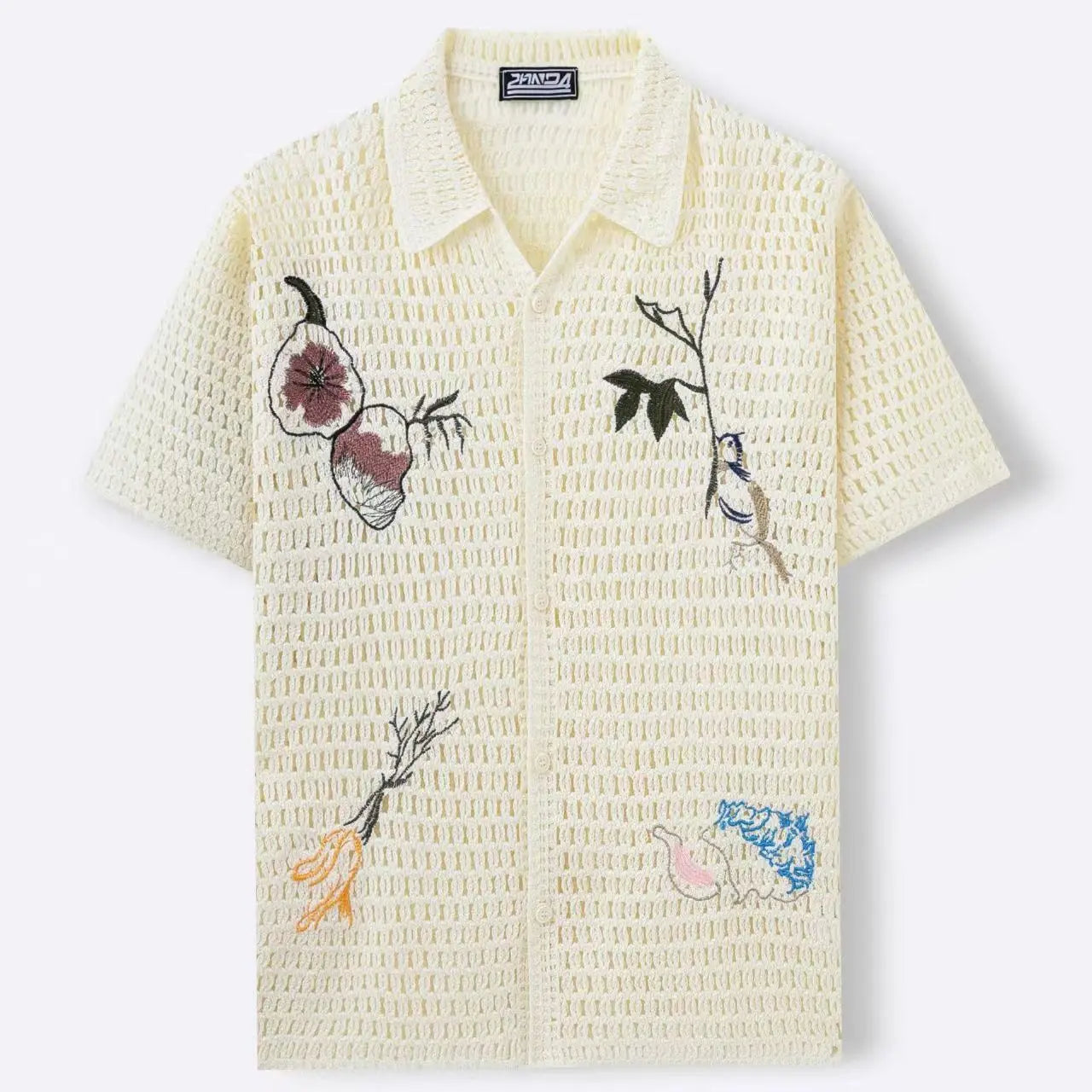 Printed Lace Casual Shirt