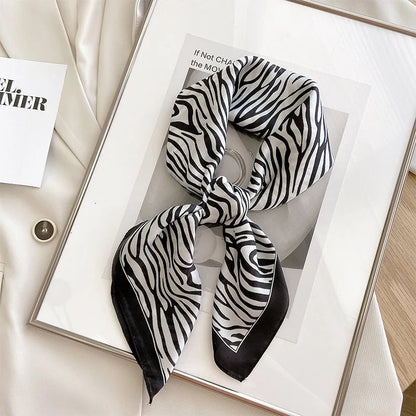 High-End Small Silk Scarf