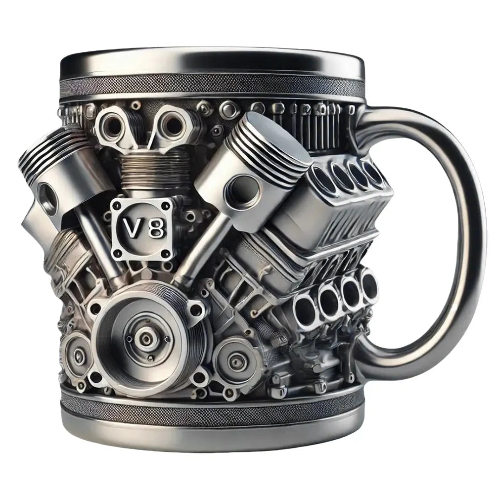 Engine Coffee Mug Stainless Steel
