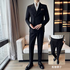 Italian Double-Breasted Luxury Tuxedo