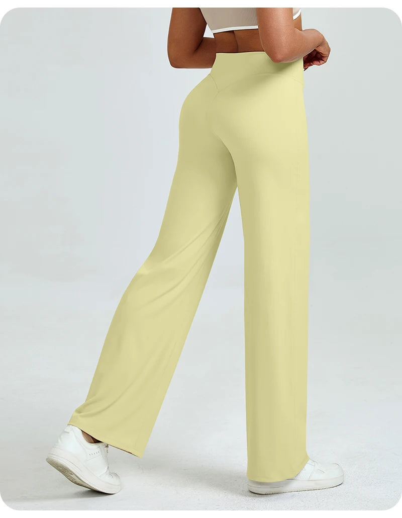 Naked-Feel Straight-Leg Yoga Pants