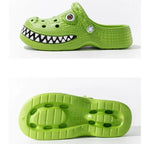 Crocodile Print House Clogs