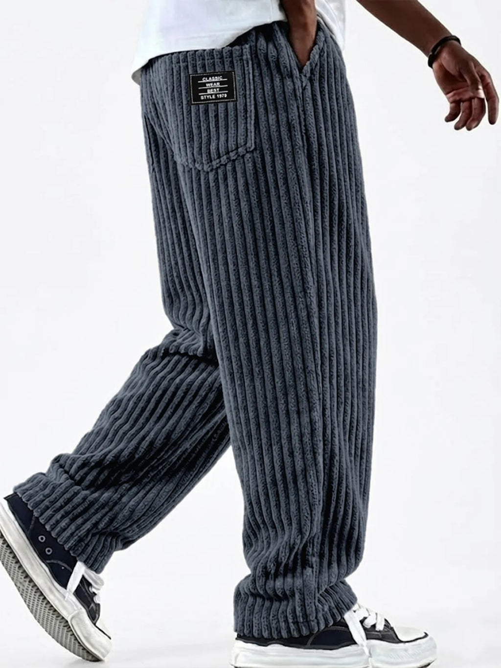 Corduroy Knit Casual Pants