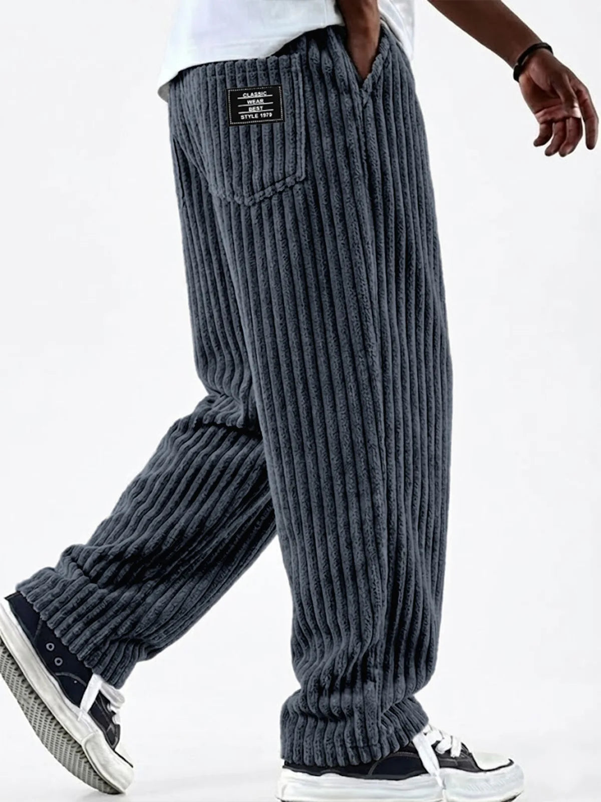Corduroy Knit Casual Pants