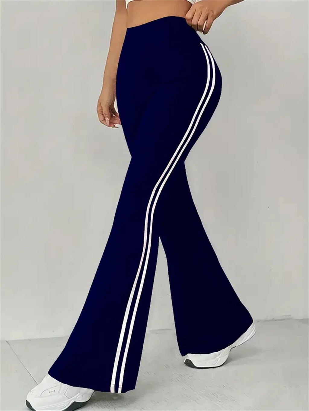 DOHTIH Patchwork Micro-Flare Trousers