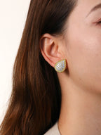 Vintage Water Drop Clip Earrings