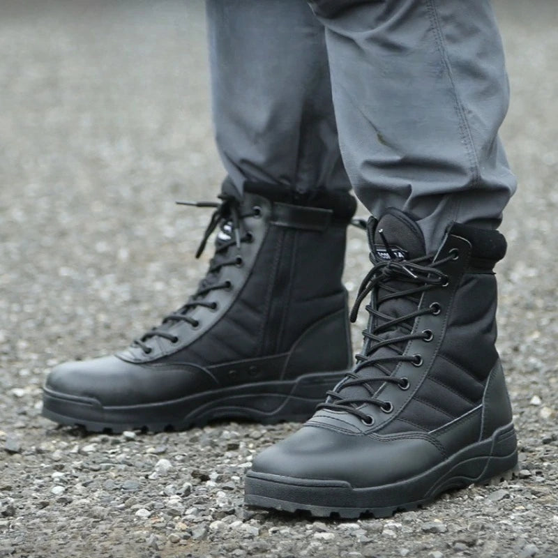 QHJZYZ Tactical Desert Ankle Boots