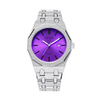 PINTIME Glitter Purple Quartz Watch
