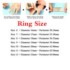 White Black Charm Ring