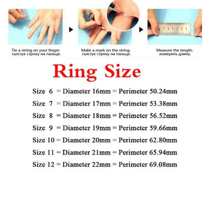 White Black Charm Ring