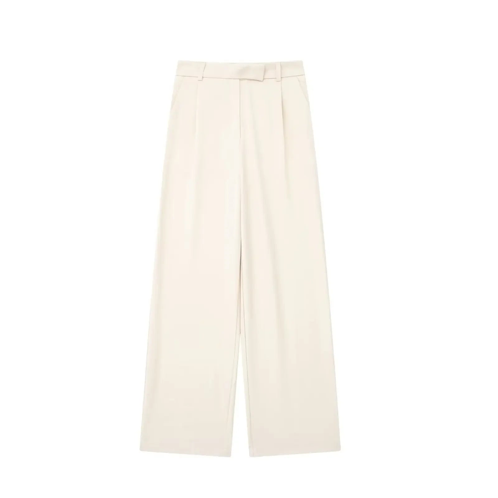 High Waist Straight Casual Pants