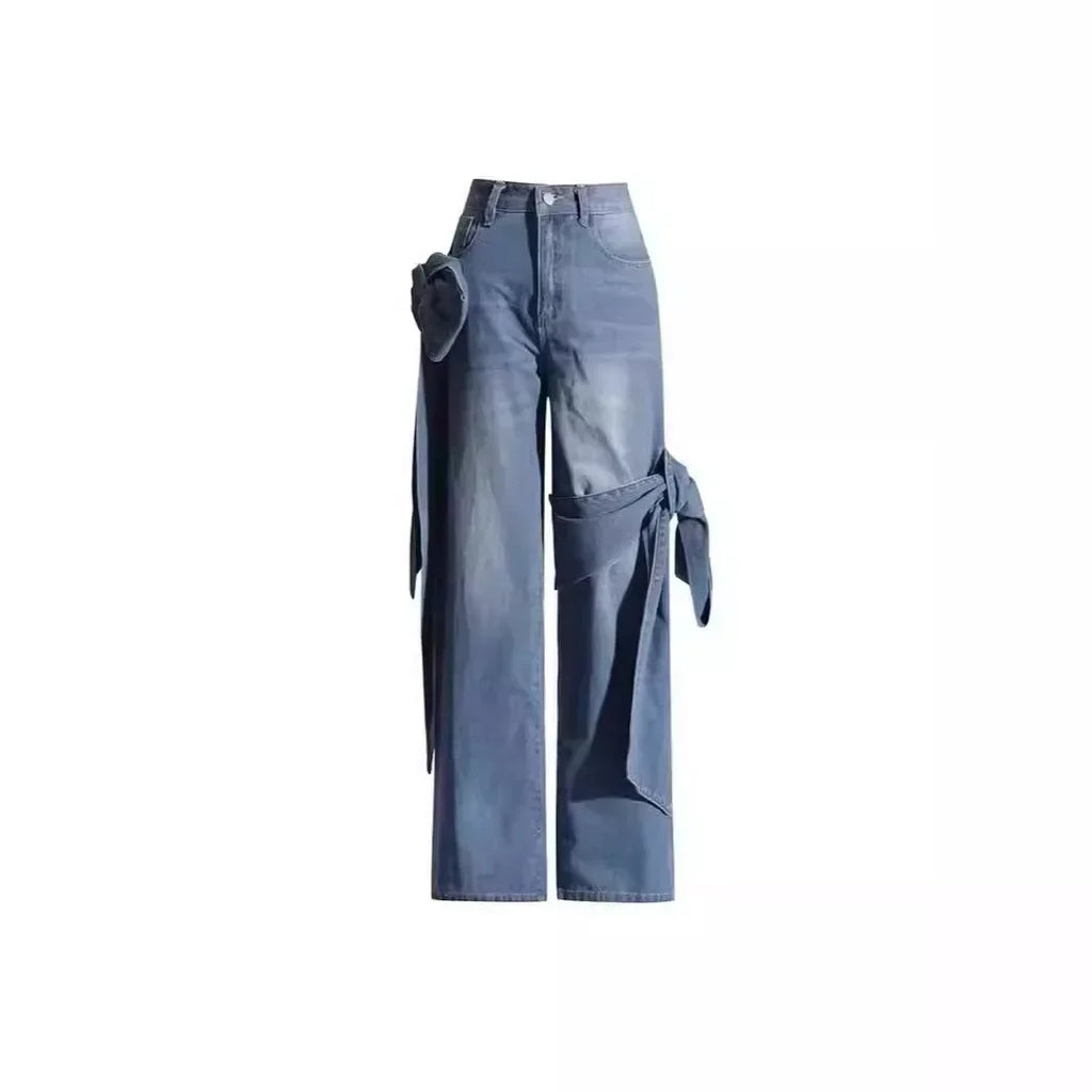 Women’s Patchwork Bow Pants