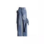 Women’s Patchwork Bow Pants