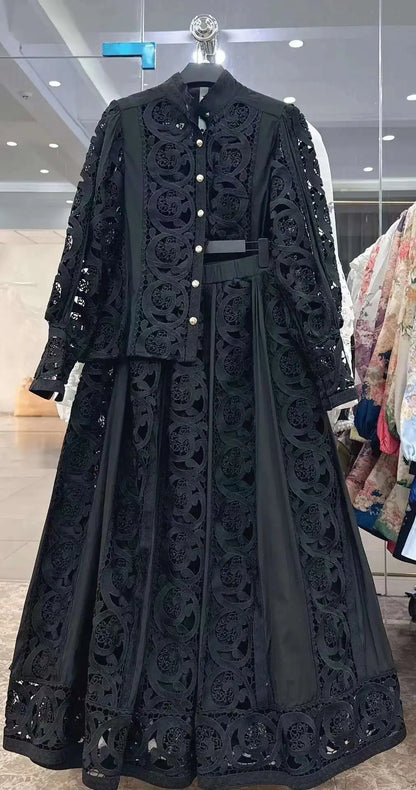 Autumn Crochet Lace Set