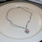 Zircon Clavicle Chain Necklace