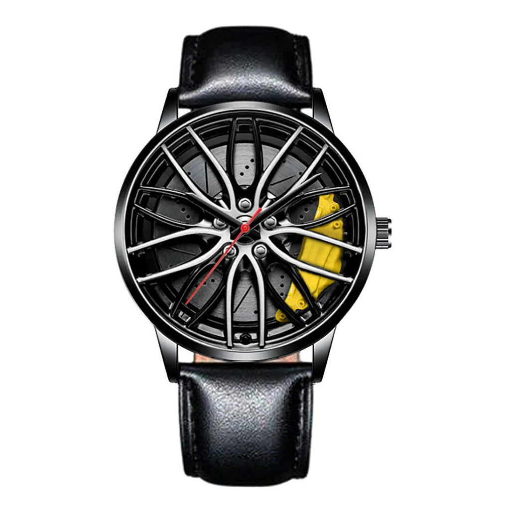 Luxfacigoo Car Wheel Quartz Watch