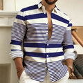Striped Casual Full Shirt