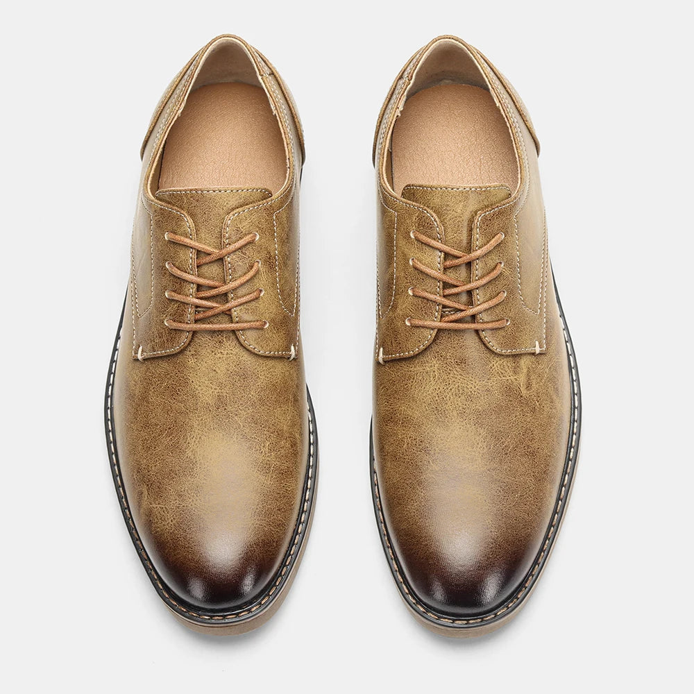 Lace-Up Everyday Leather Shoes