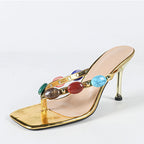 Elegant Platform Heel Slippers