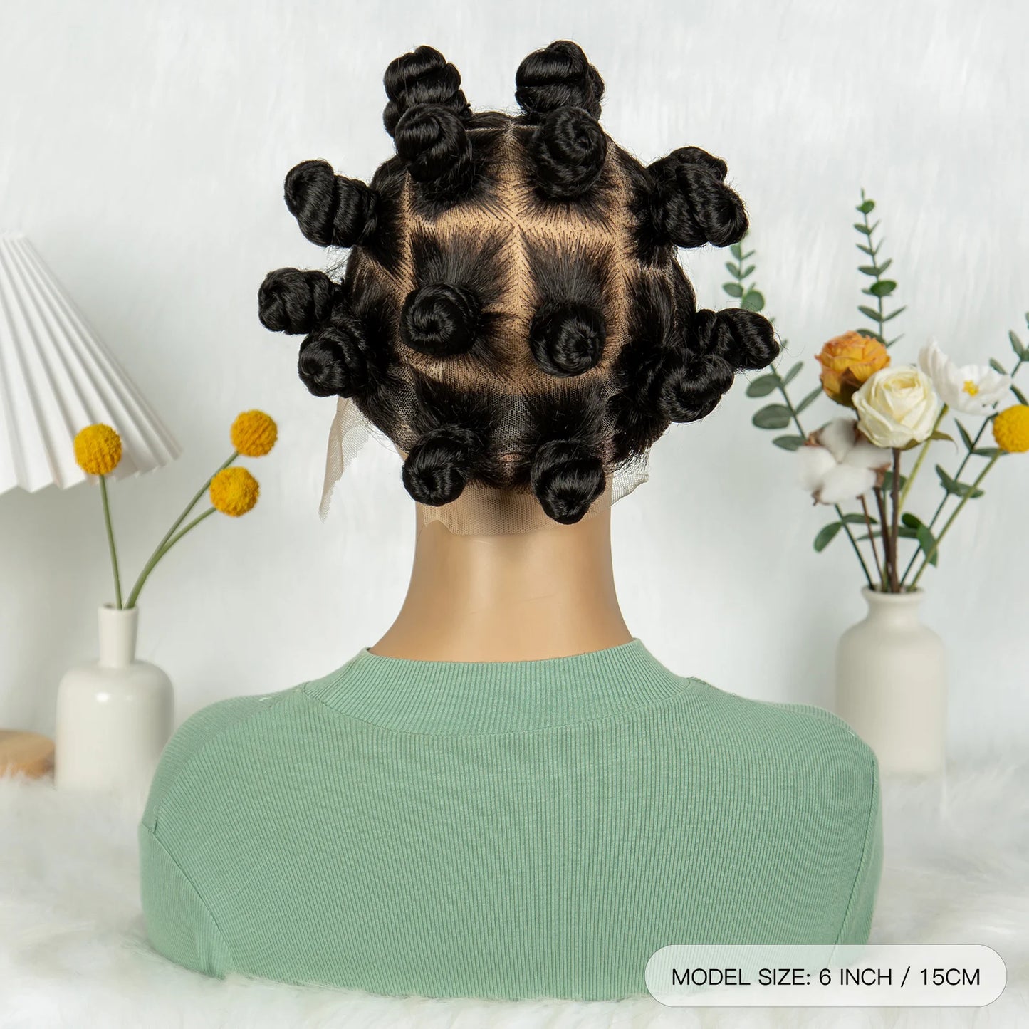 Synthetic Lace Braided Wig
