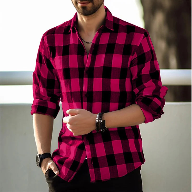 Summer Button Lapel Shirt
