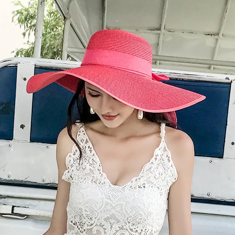 Foldable Summer Straw Hat