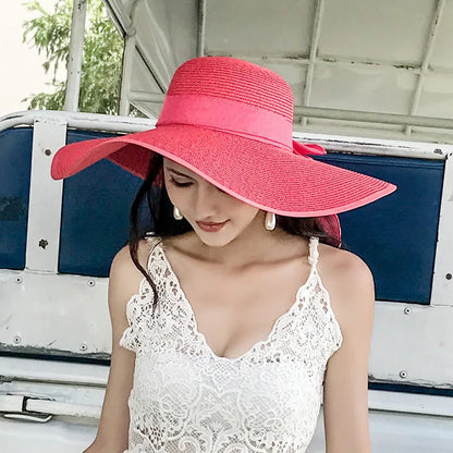 Foldable Summer Straw Hat