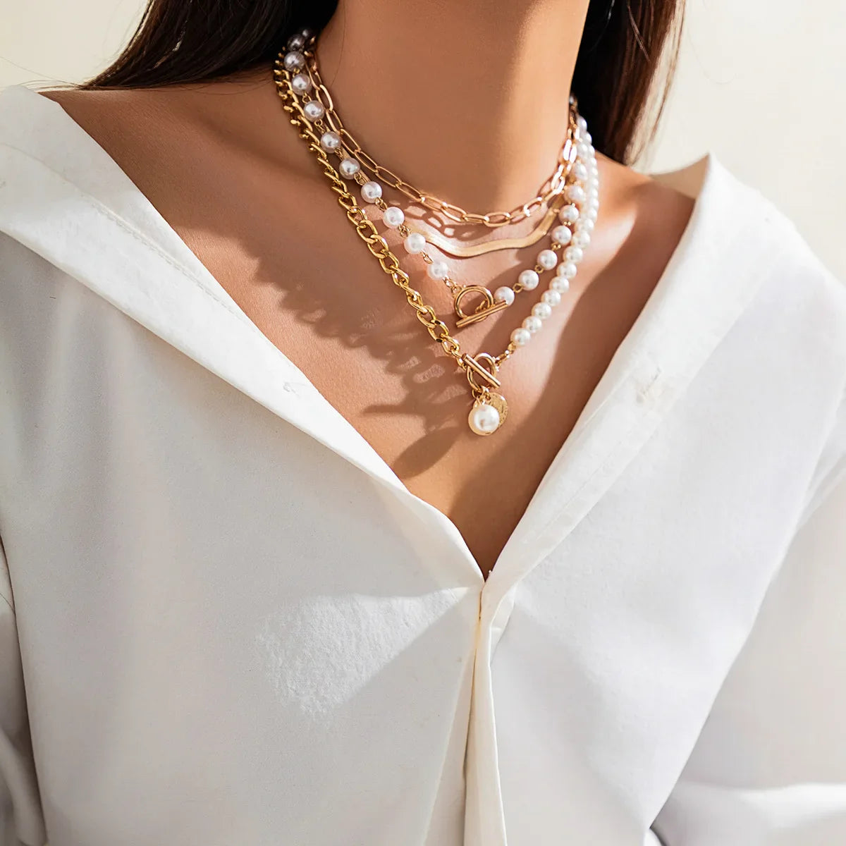 Multi-Layered Fashion Necklace
