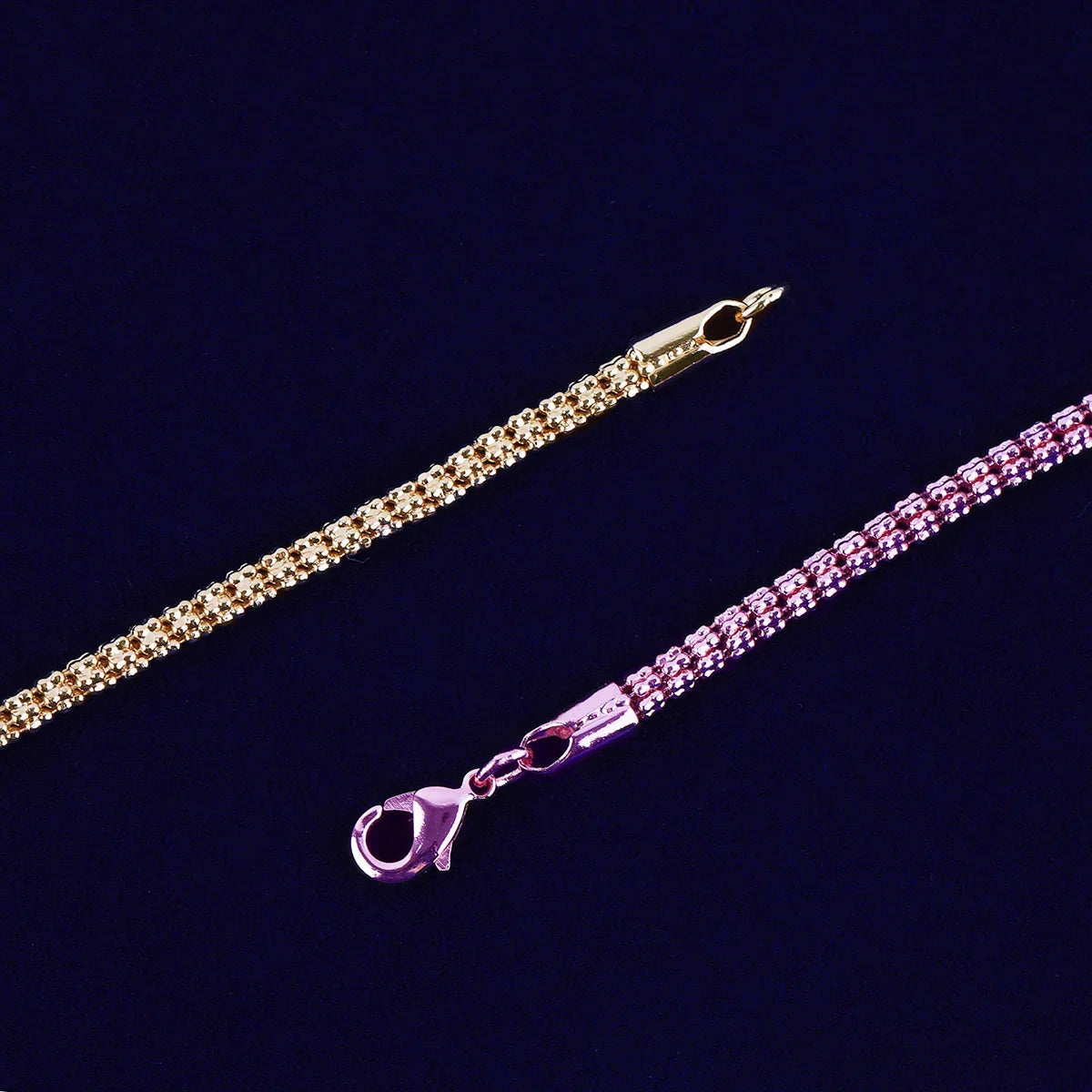 Women’s Gold Plated Snake Link Necklace