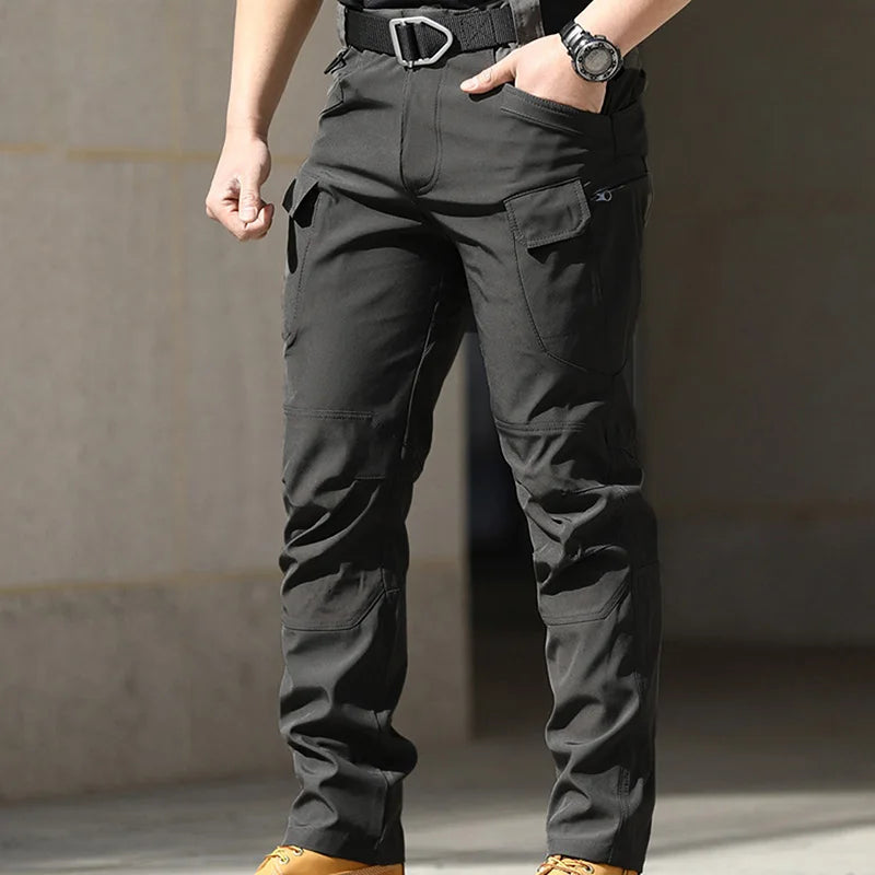 Solid cargo pants