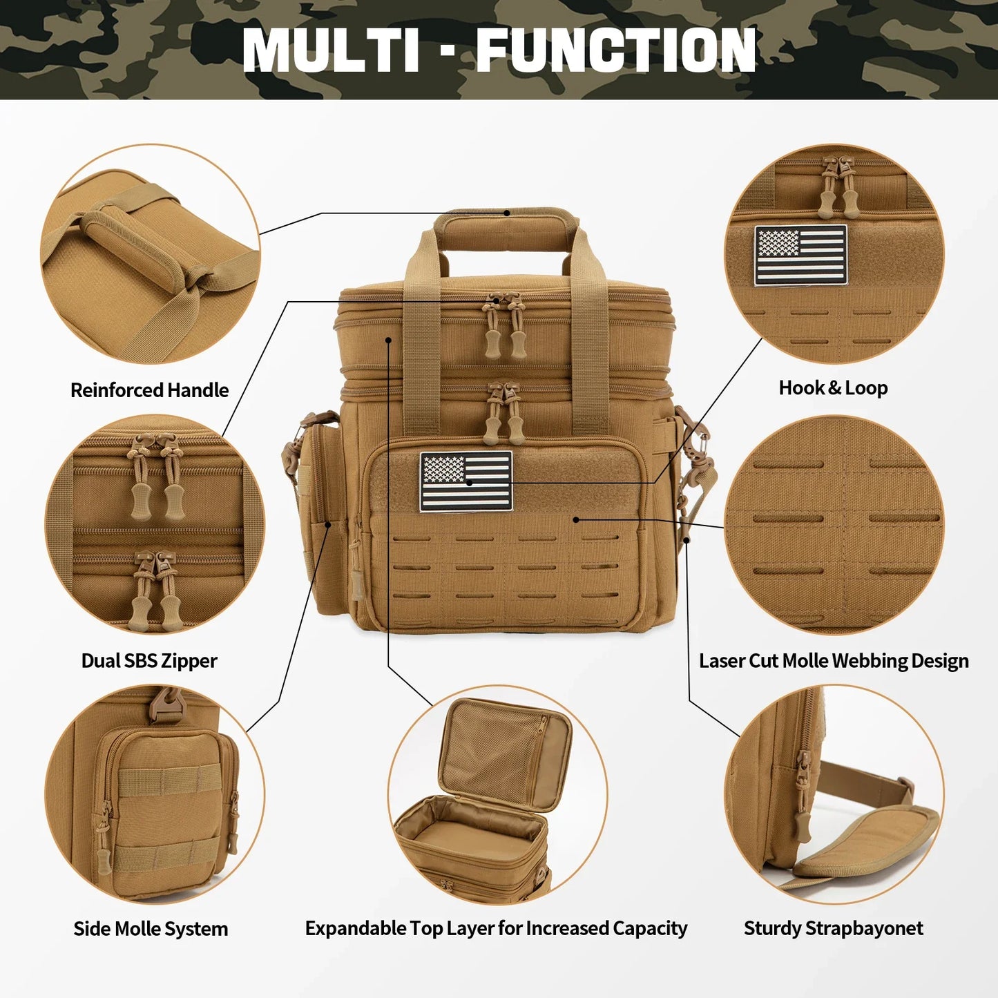 18L Insulated Tactical Cooler Bag