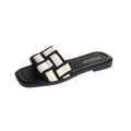 Roman Square Slippers