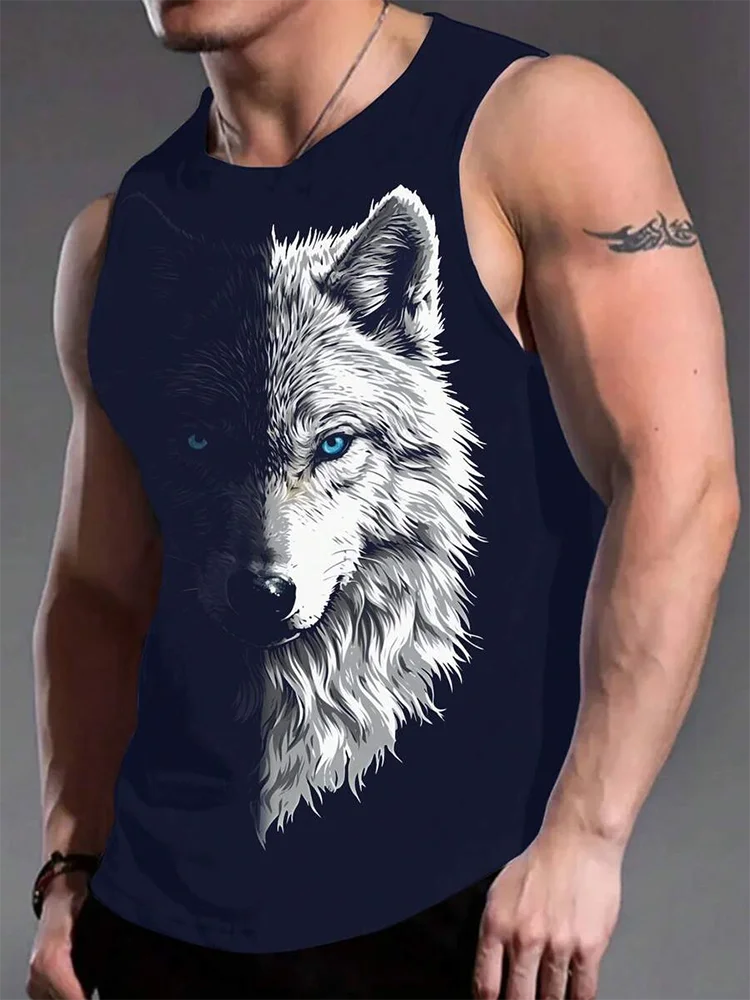 Street Graffiti Print Tank Top