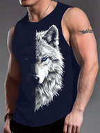 Street Graffiti Print Tank Top