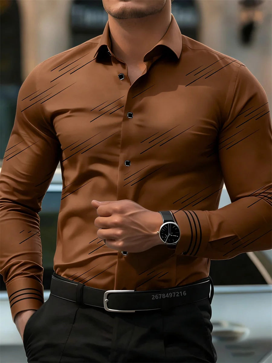 Men's Printed Casual Shirt