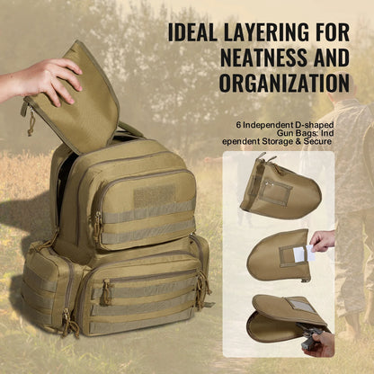Tactical Pistol Range Backpack