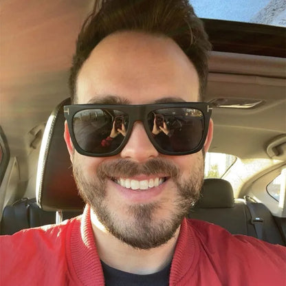 Men Women Square Sunglasses