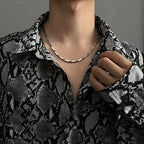 Eight-Piece Steel Necklace Set