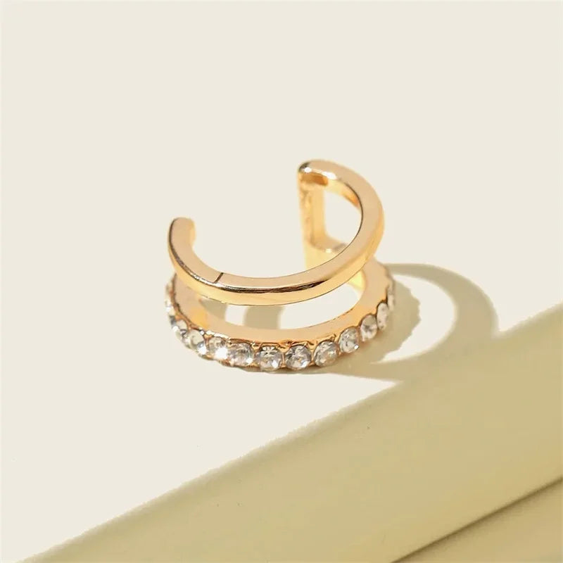 Crystal Clip Ear Cuffs