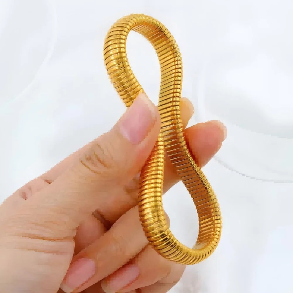 Gold Stainless Steel Bangle