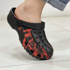 Color-Blocked EVA Beach Clogs