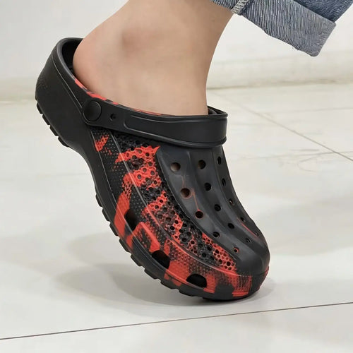 Color-Blocked EVA Beach Clogs