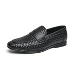Genuine Leather Bean Loafers