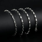 Eight-Piece Steel Necklace Set