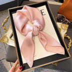 Luxury Silk Plaid Hijab Scarf