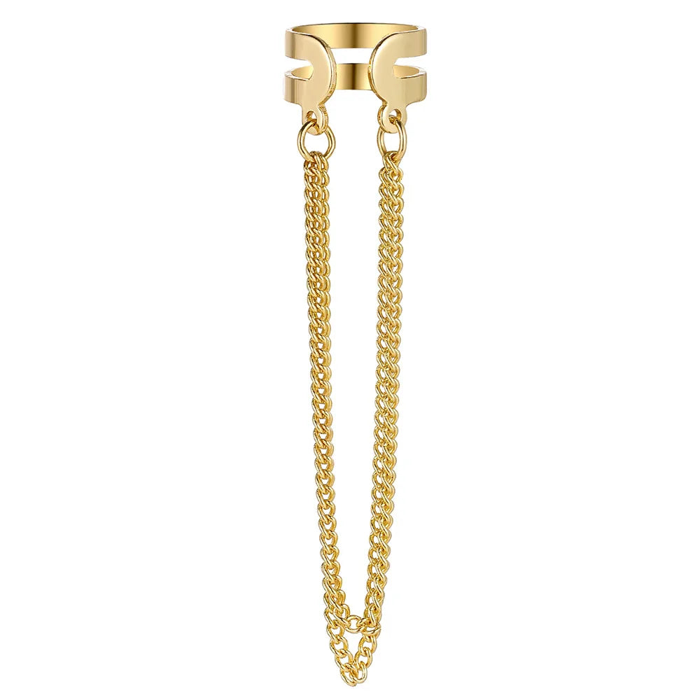 Crystal Clip Ear Cuffs